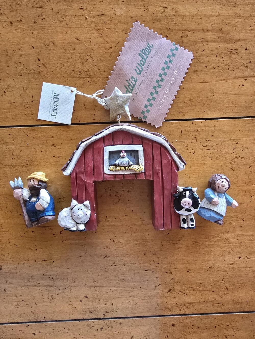 Vintage 2000s Midwest of Cannon Falls Eddie Walker Barnyard Blessings Nativity
